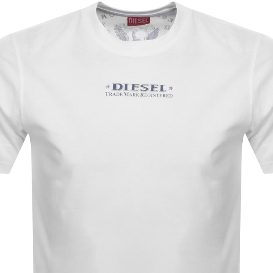 Image number 2 for Diesel T Just L4 T Shirt White