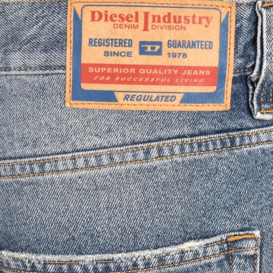Image number 3 for Diesel Denim Regular Shorts Blue