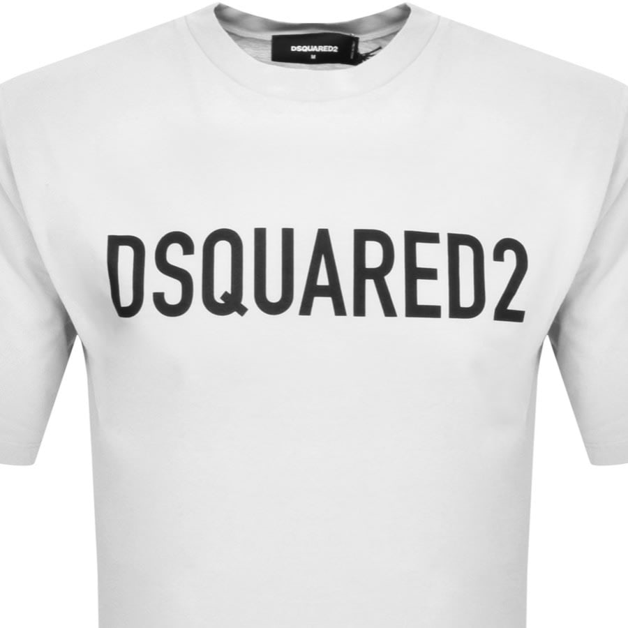 Image number 2 for DSQUARED2 Icon Logo Loose Fit T Shirt White