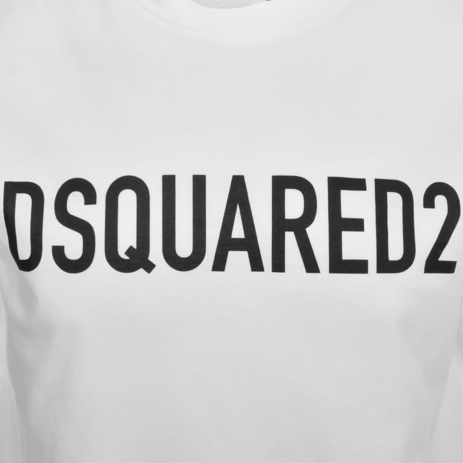 Image number 3 for DSQUARED2 Icon Logo Loose Fit T Shirt White