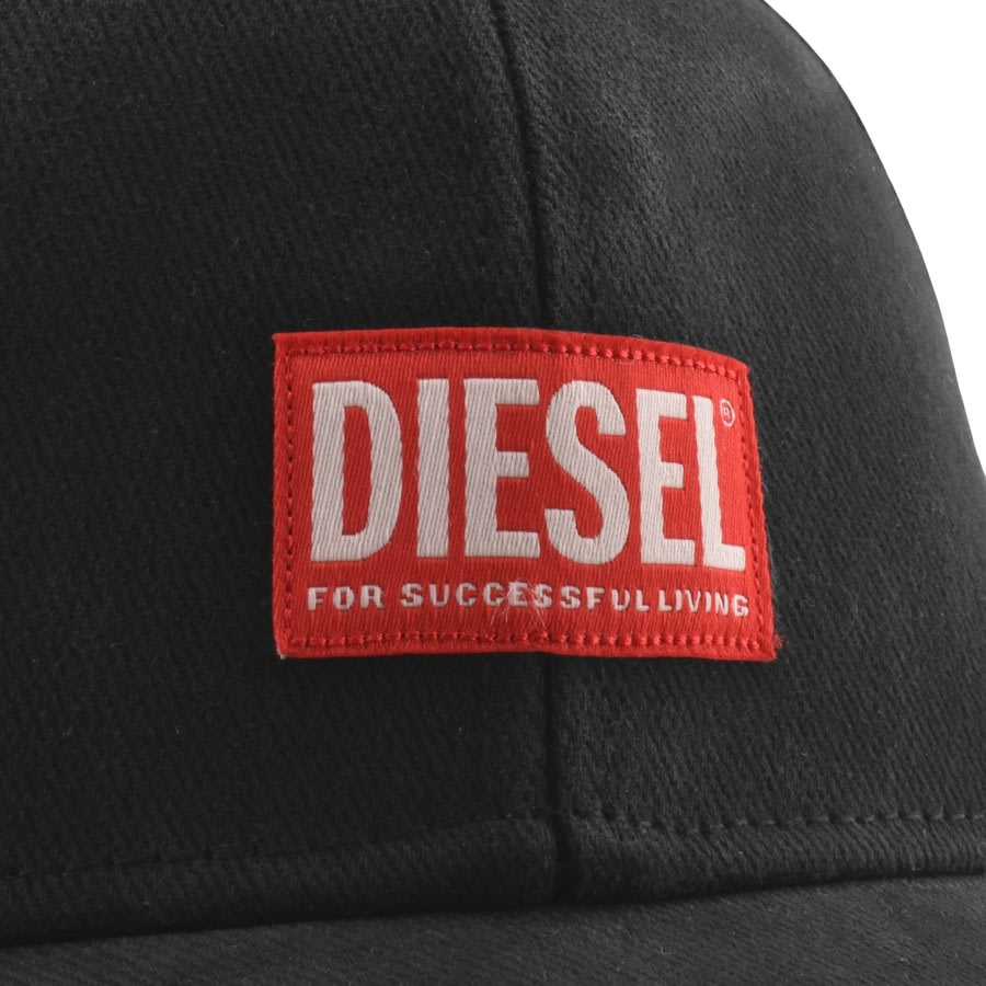 Image number 4 for Diesel Corry Jacq Wash Cap Black