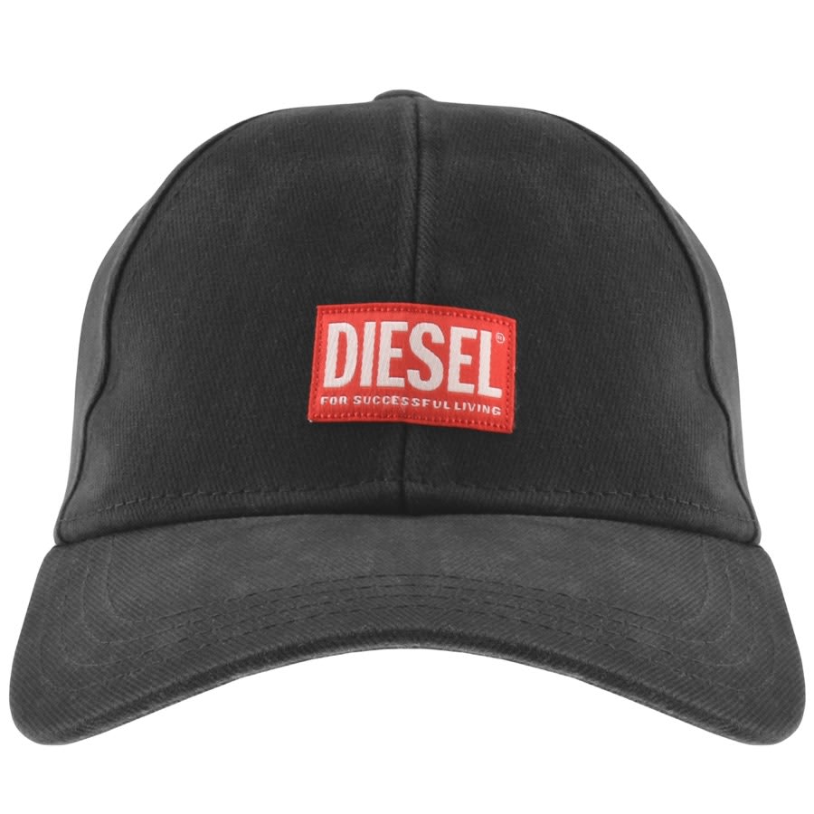 Image number 1 for Diesel Corry Jacq Wash Cap Black