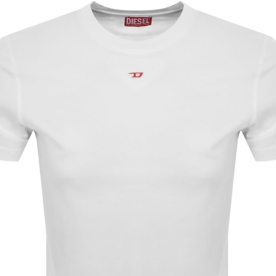 Image number 2 for Diesel T Diegor Logo T Shirt White