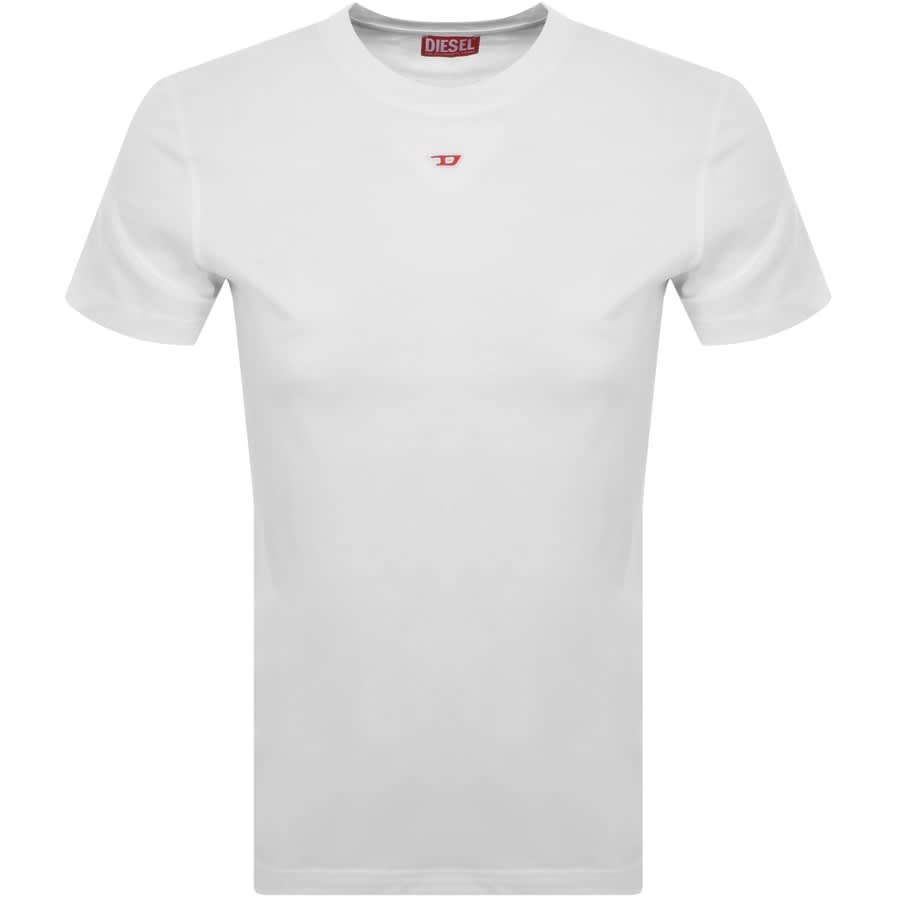 Image number 1 for Diesel T Diegor Logo T Shirt White