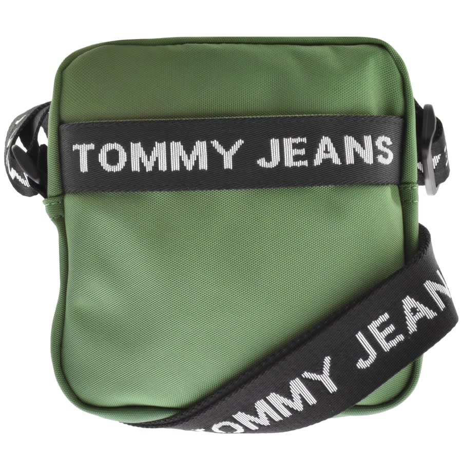 Image number 1 for Tommy Jeans Reporter Crossbody Bag Green