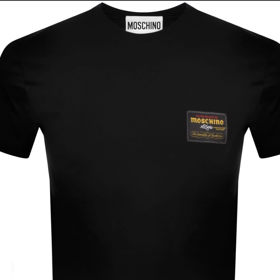 Image number 2 for Moschino Logo T Shirt Black