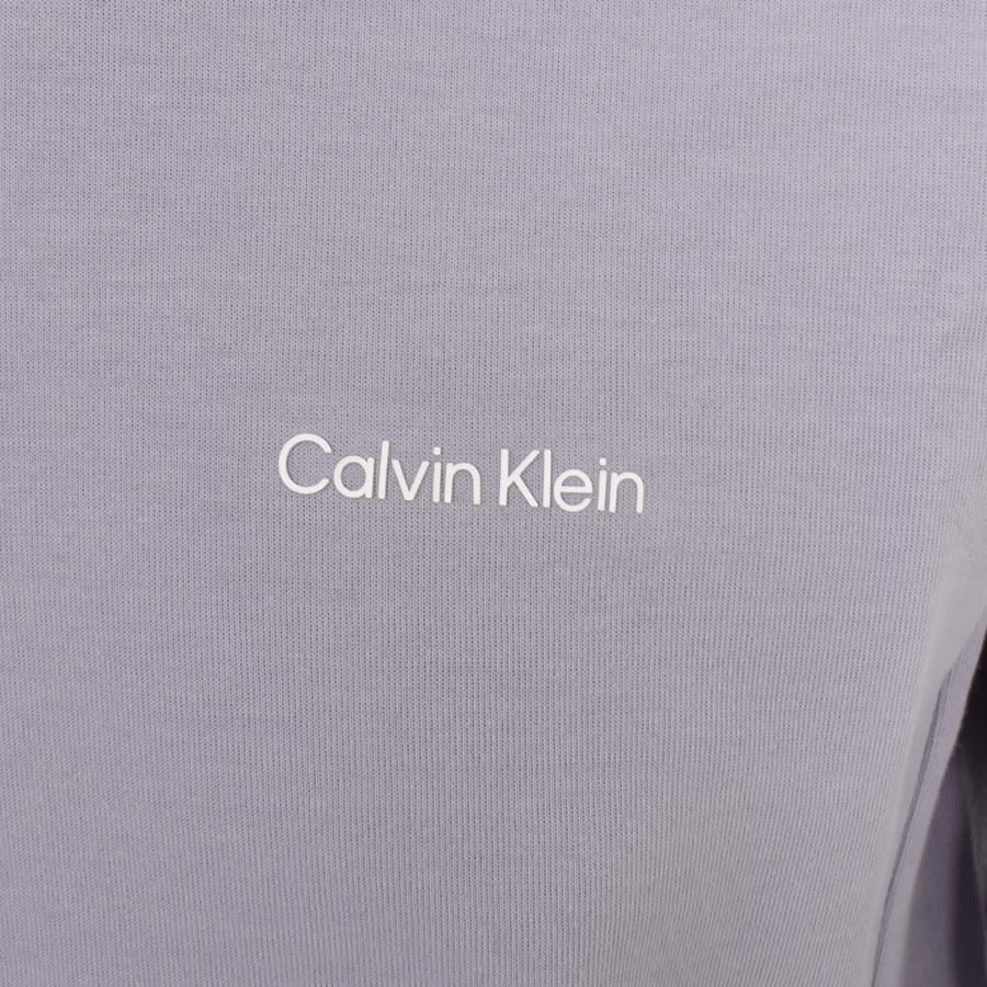 Image number 3 for Calvin Klein Logo Crew Neck Sweatshirt Lilac