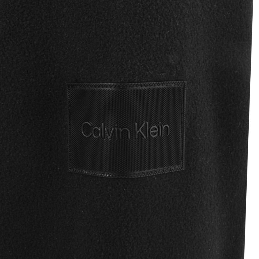 Image number 3 for Calvin Klein Bonded Fleece Jacket Black