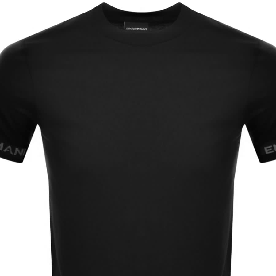 Image number 2 for Emporio Armani Knit T Shirt Black