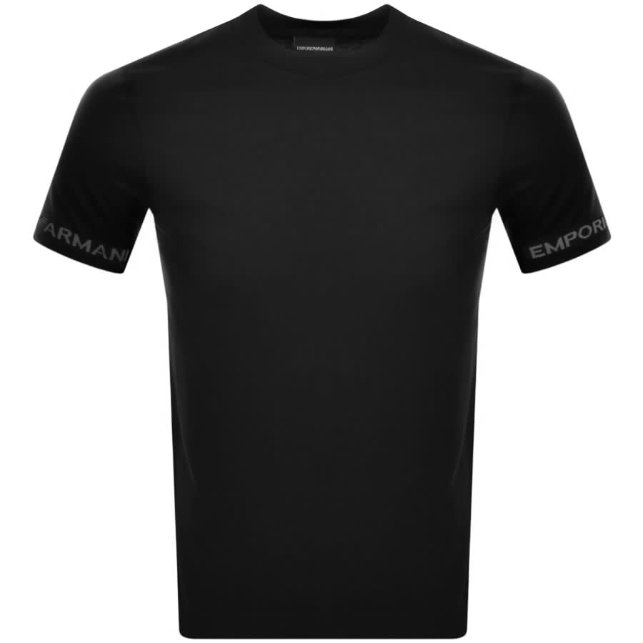 Image number 1 for Emporio Armani Knit T Shirt Black