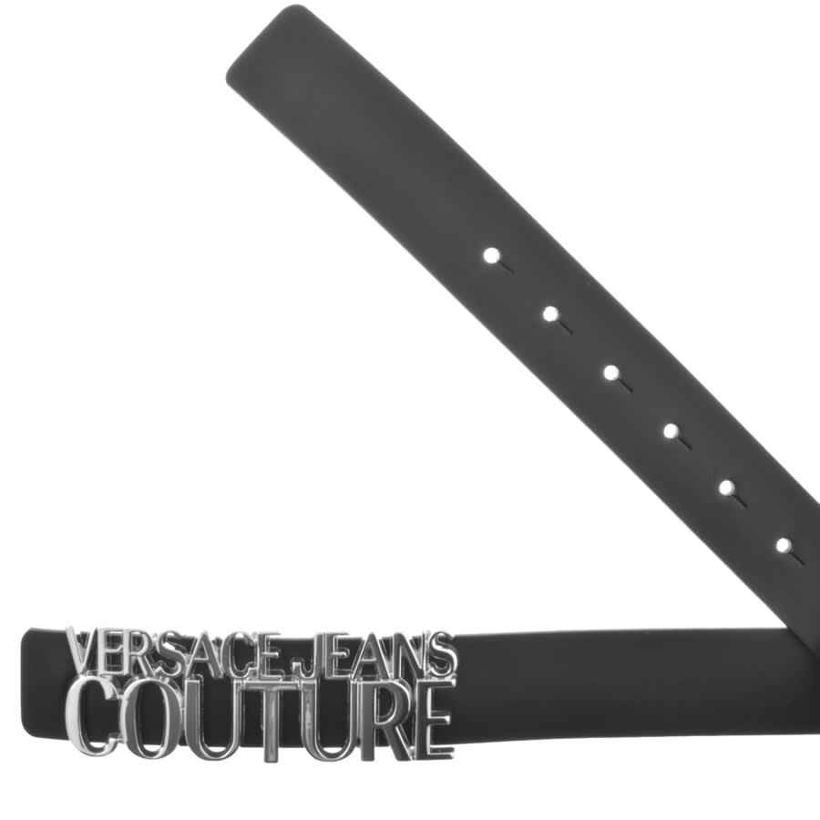 Image number 2 for Versace Jeans Couture Logo Cintura Belt Black