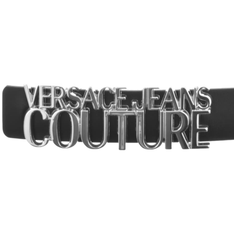 Image number 3 for Versace Jeans Couture Logo Cintura Belt Black
