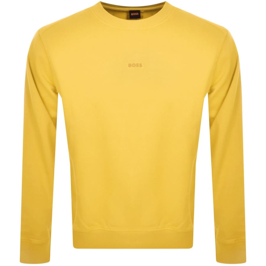 Yellow shop designer sweatshirt