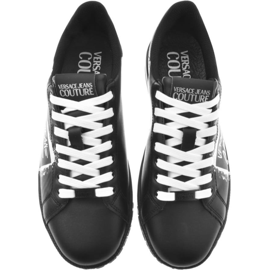 Image number 3 for Versace Jeans Couture Fondo Court Trainers Black