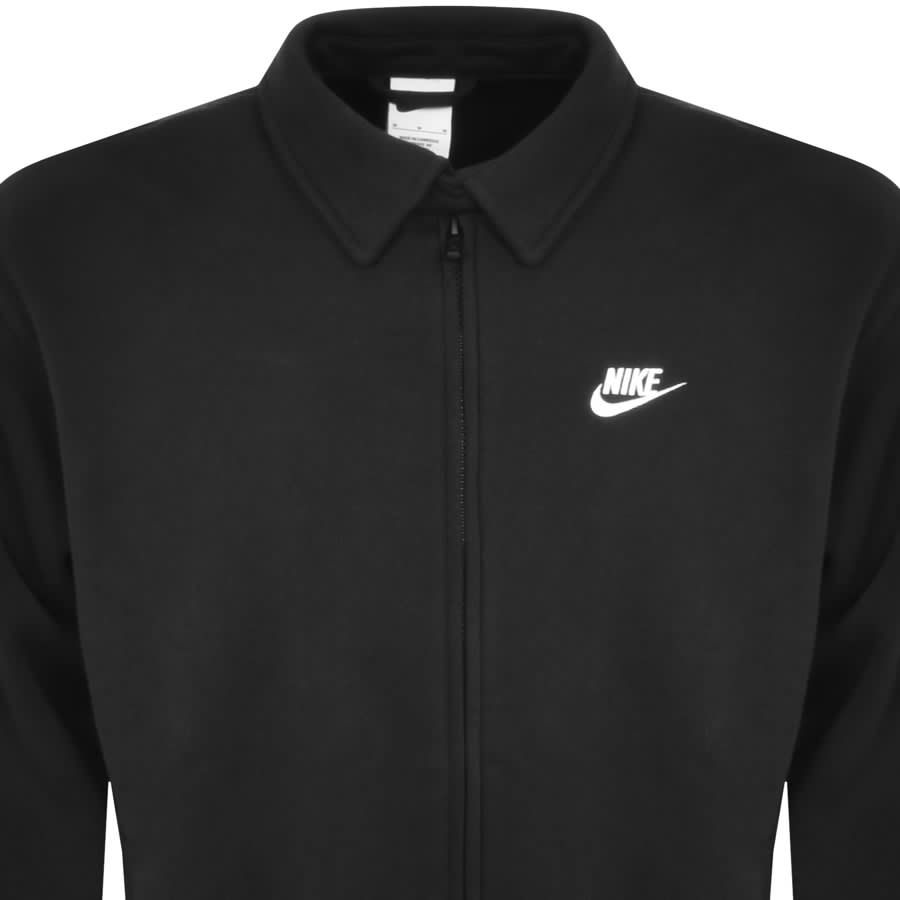 Image number 2 for Nike Harrington Full Zip Sweatshirt Black