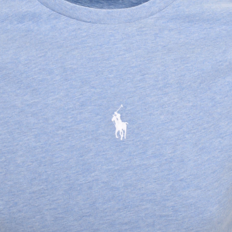 Image number 3 for Ralph Lauren Crew Neck Logo T Shirt Blue