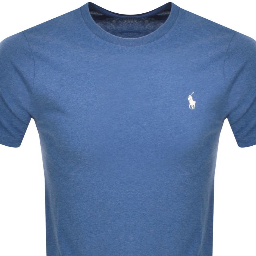 Image number 2 for Ralph Lauren Crew Neck Slim Fit T Shirt Blue
