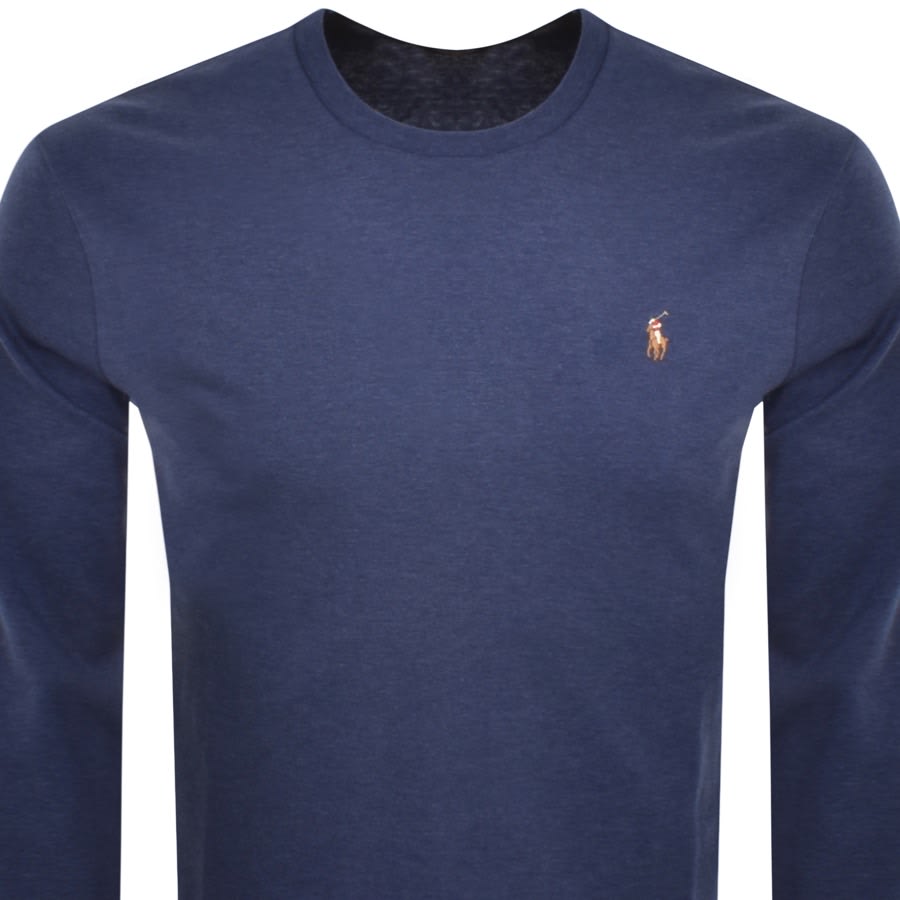 Image number 2 for Ralph Lauren Long Sleeved T Shirt Navy