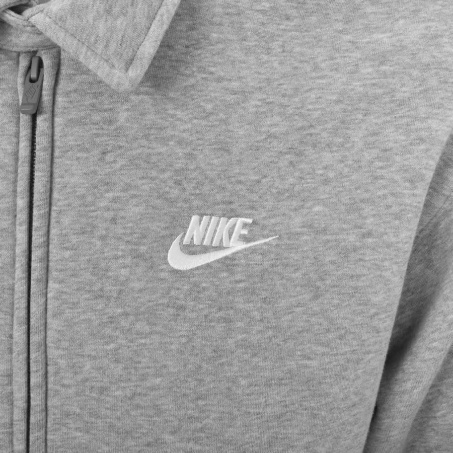 Image number 3 for Nike Harrington Full Zip Sweatshirt Grey