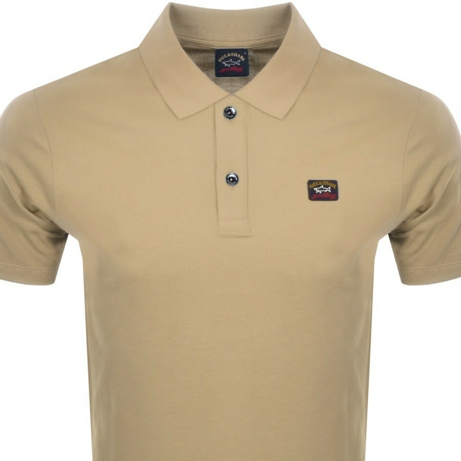 Image number 2 for Paul And Shark Short Sleeved Polo T Shirt Brown