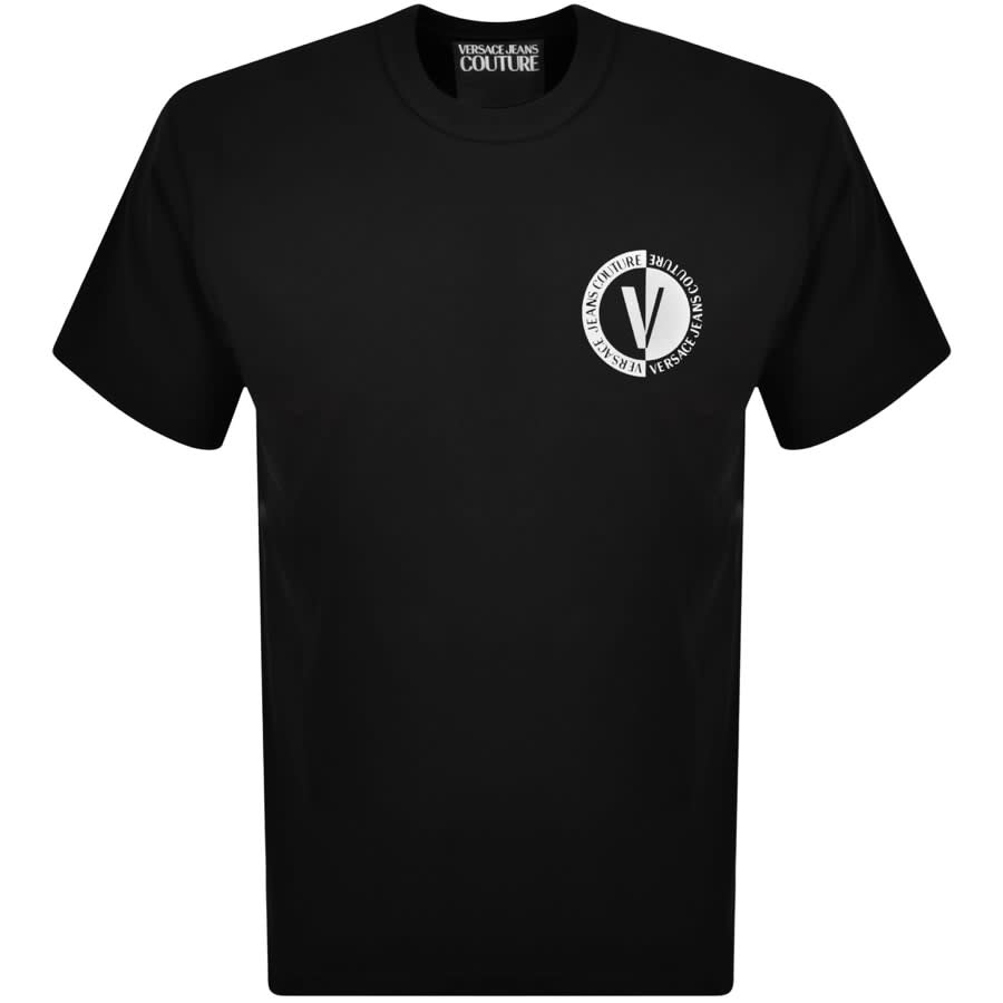 Image number 1 for Versace Jeans Couture Vemblem T Shirt Black