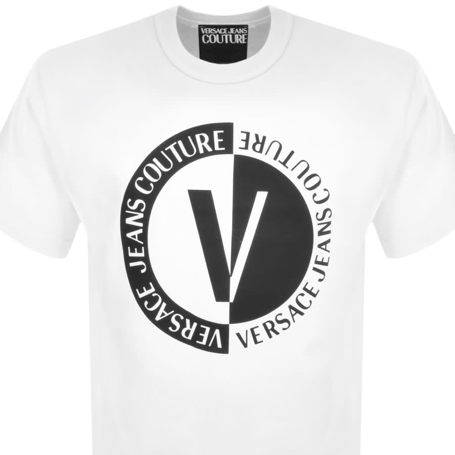 Image number 2 for Versace Jeans Couture Logo T Shirt White