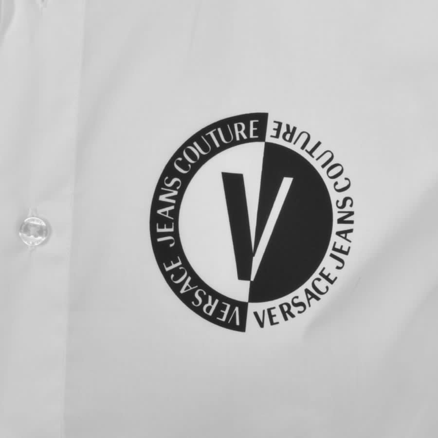 Image number 3 for Versace Jeans Couture Long Sleeve Shirt White