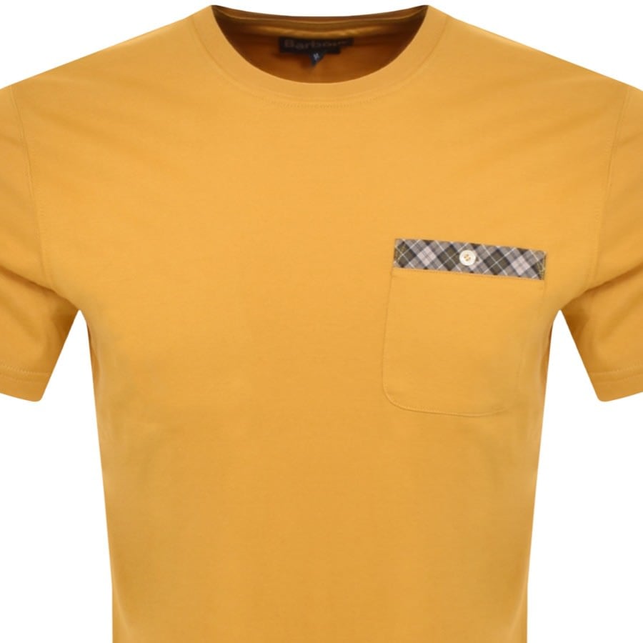 Image number 2 for Barbour Durness Pocket T Shirt Yellow