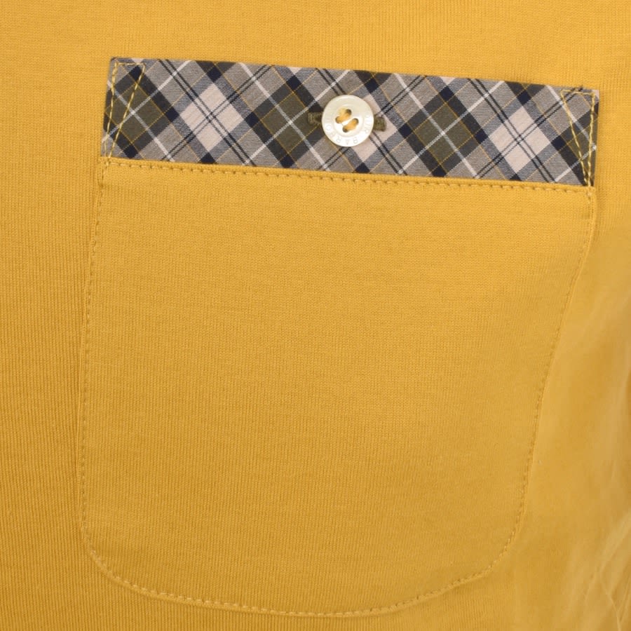 Image number 3 for Barbour Durness Pocket T Shirt Yellow