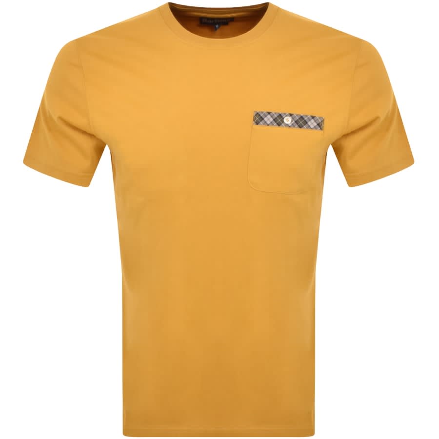 Image number 1 for Barbour Durness Pocket T Shirt Yellow