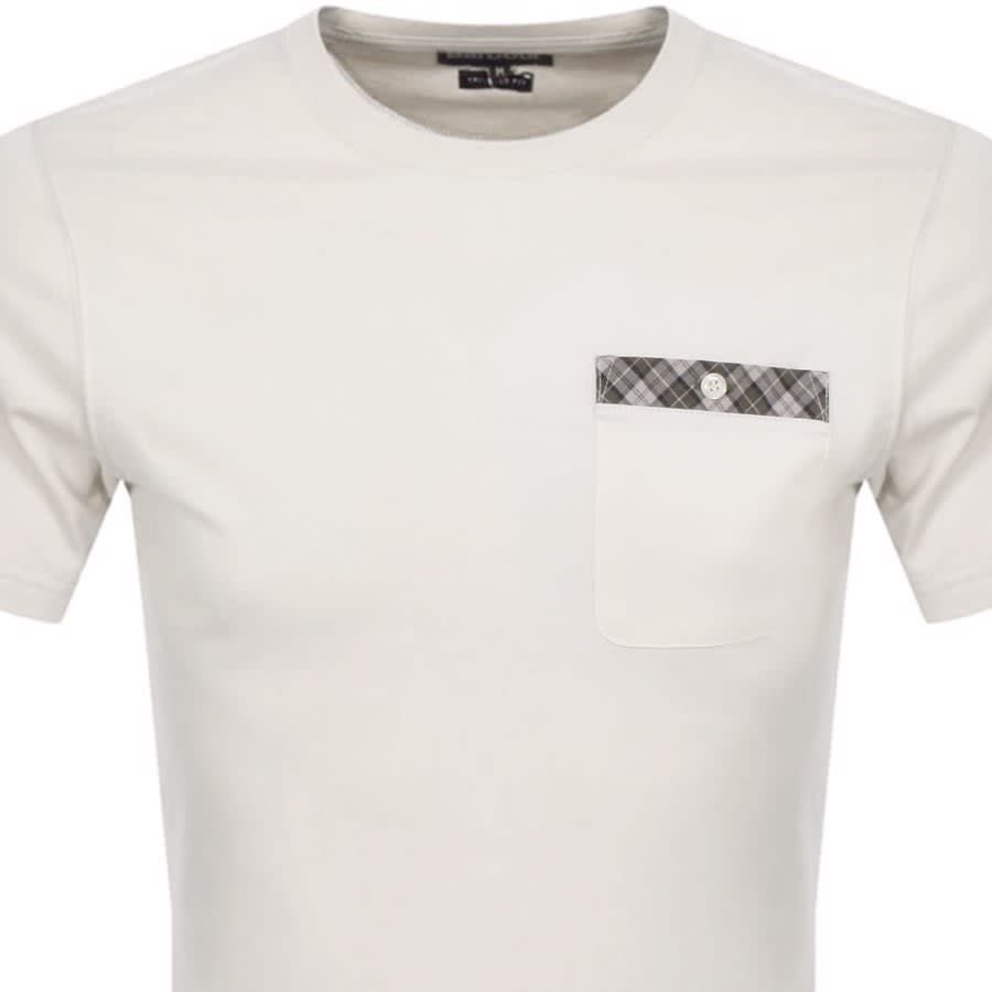 Image number 2 for Barbour Durness Pocket T Shirt White