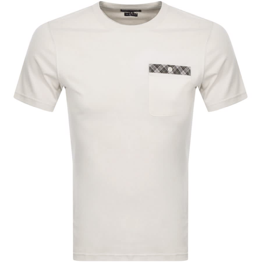Image number 1 for Barbour Durness Pocket T Shirt White