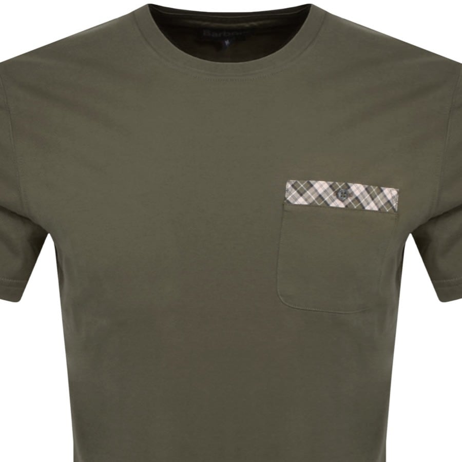 Image number 2 for Barbour Durness Pocket T Shirt Green