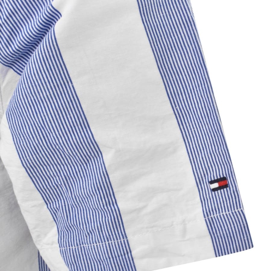 Tommy hilfiger striped dress shirt on sale