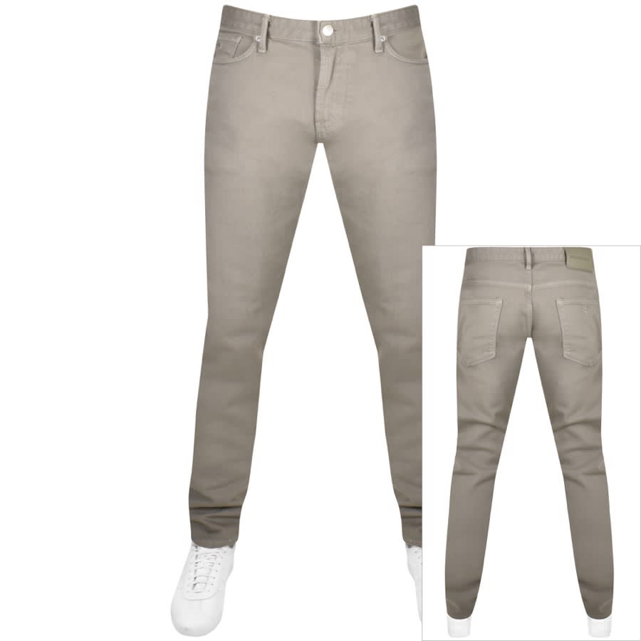 Image number 1 for Emporio Armani J06 Slim Jeans Grey