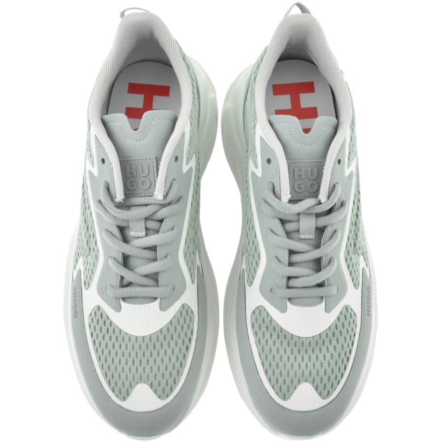 Image number 3 for HUGO Leon Runn Trainers Green