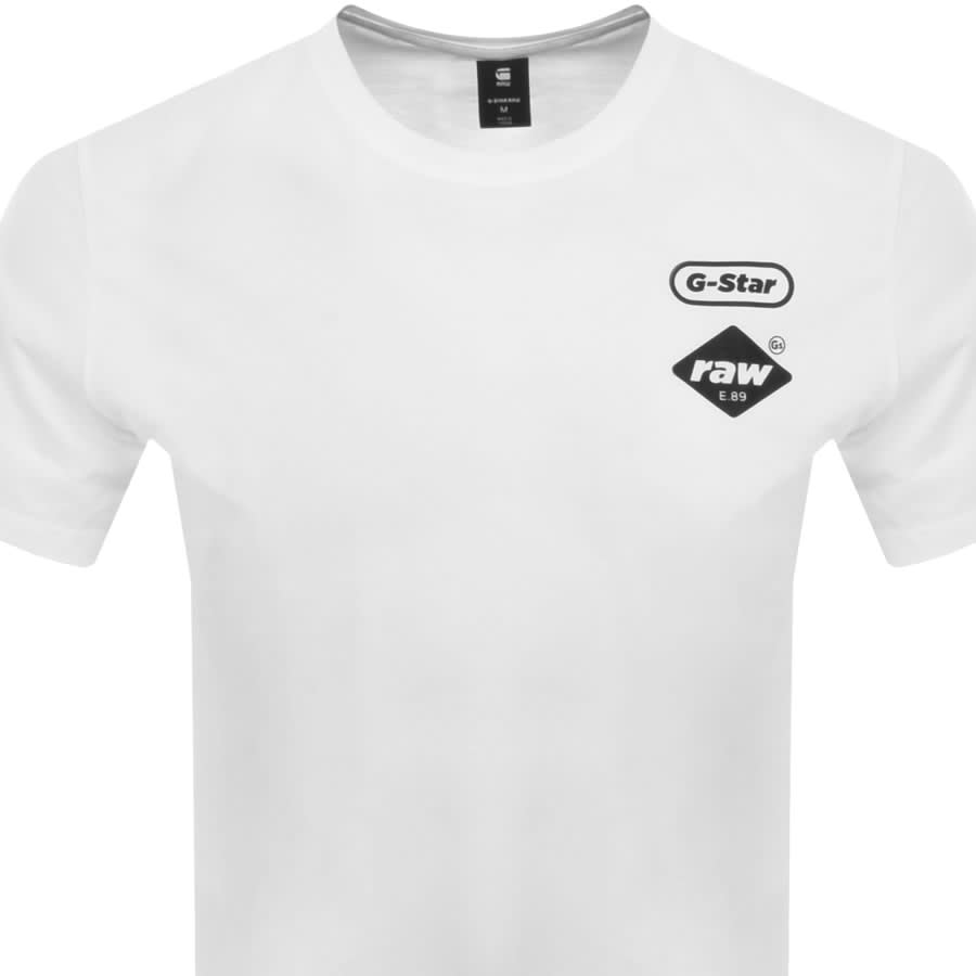 Image number 2 for G Star Raw Compact Logo T Shirt White