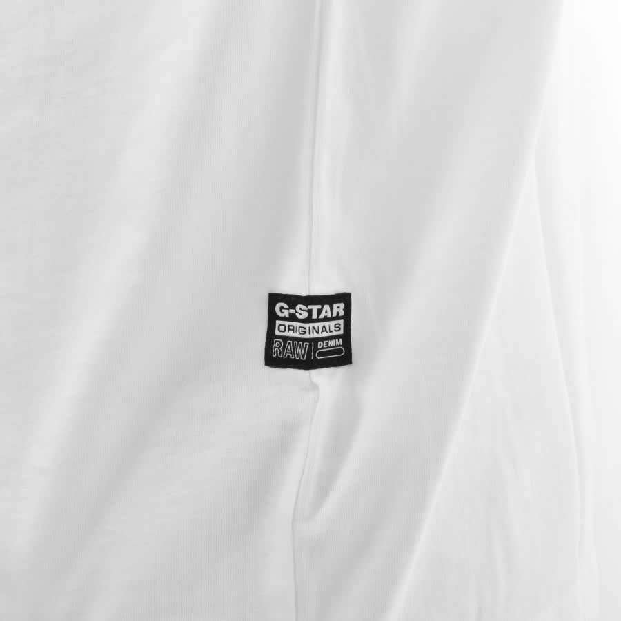 Image number 3 for G Star Raw Compact Logo T Shirt White