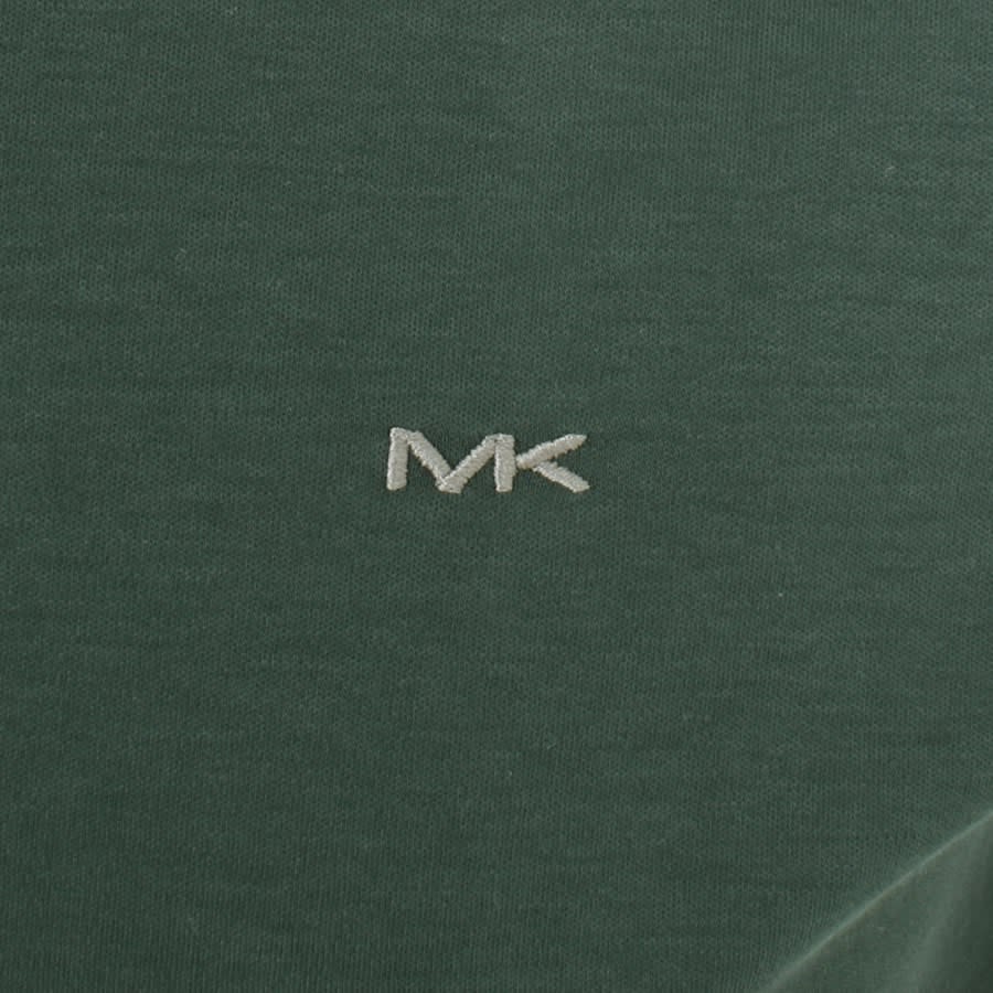 Image number 3 for Michael Kors Sleek Polo T Shirt Green