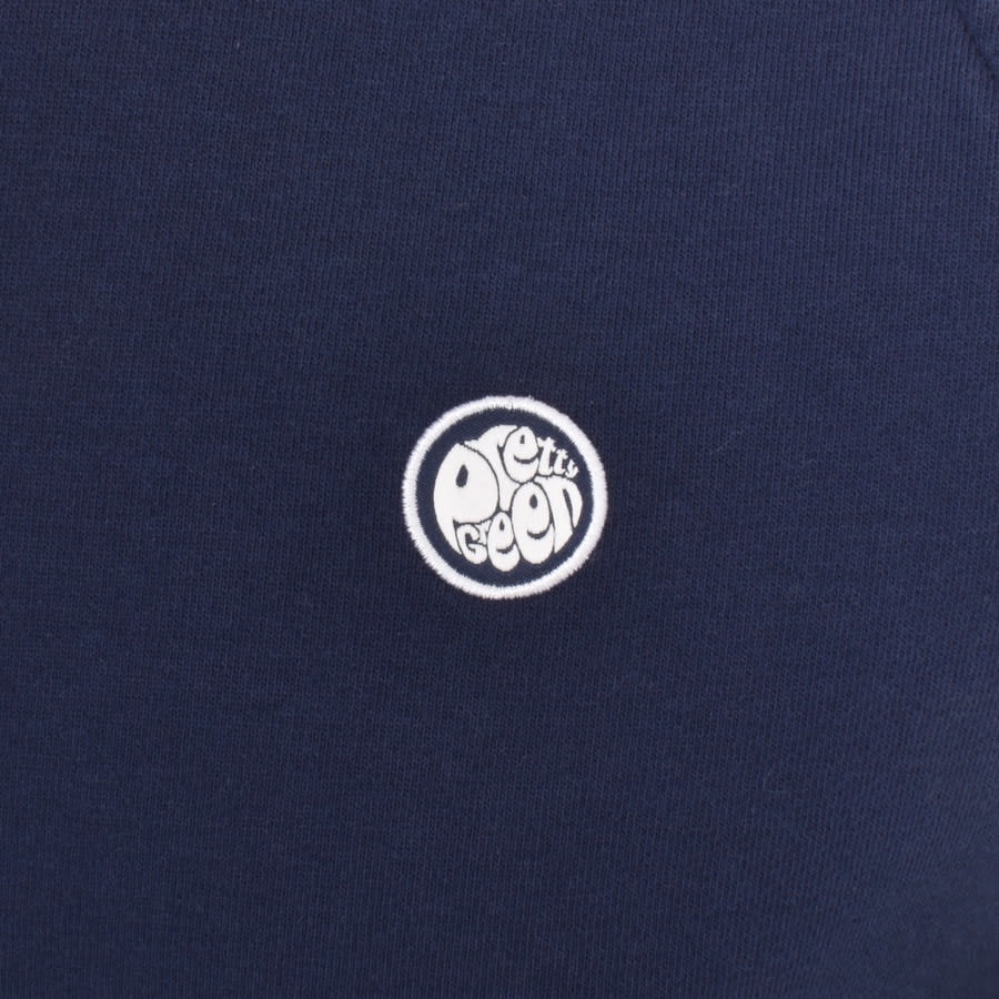Image number 3 for Pretty Green Cascade Logo Sweatshirt Navy