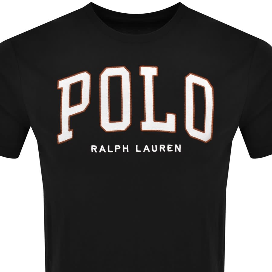 Image number 2 for Ralph Lauren Logo Crew Neck T Shirt Black