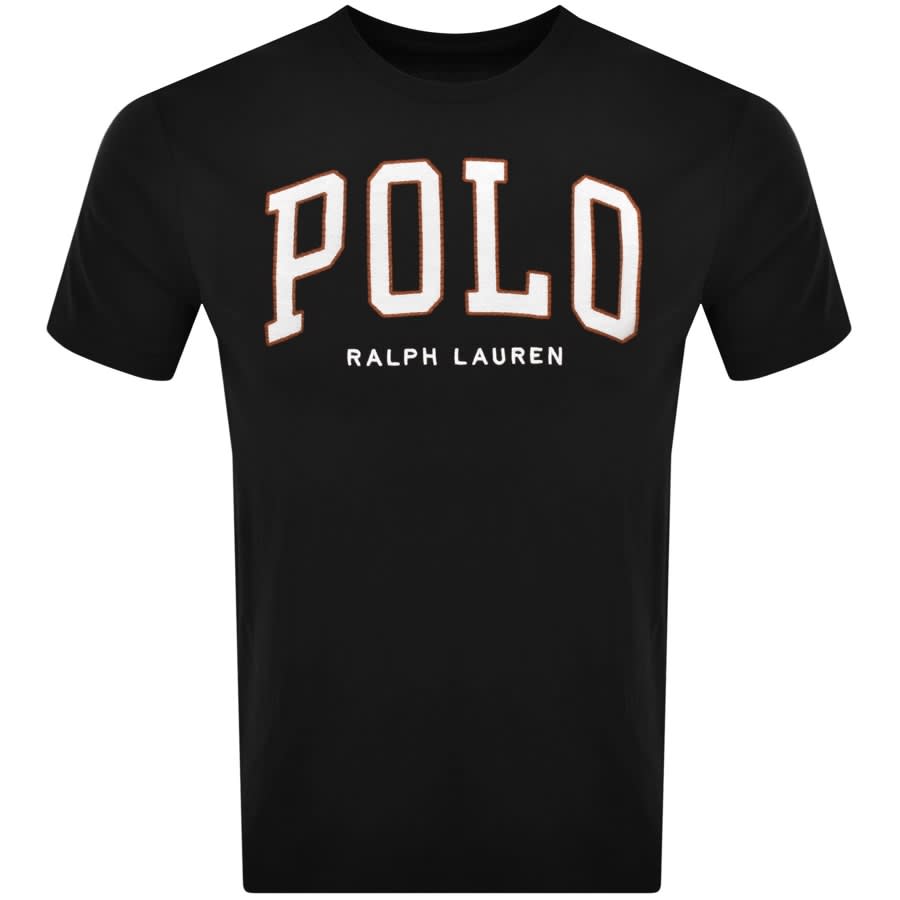 Image number 1 for Ralph Lauren Logo Crew Neck T Shirt Black