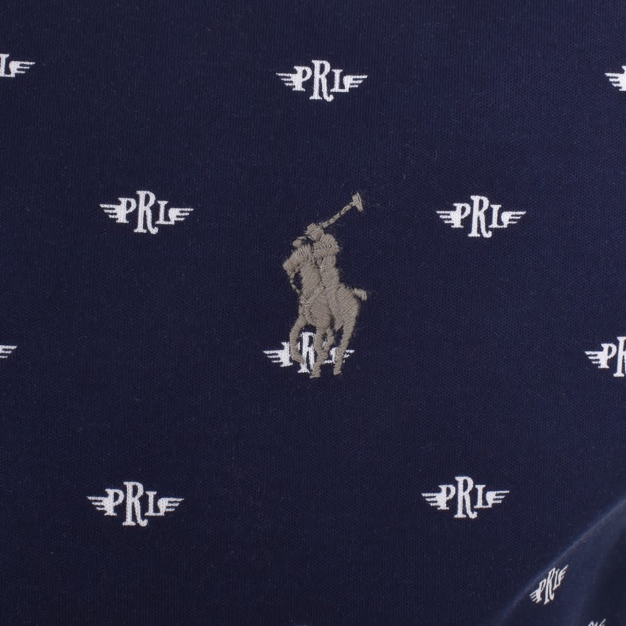 Image number 3 for Ralph Lauren Slim Fit Polo T Shirt Navy