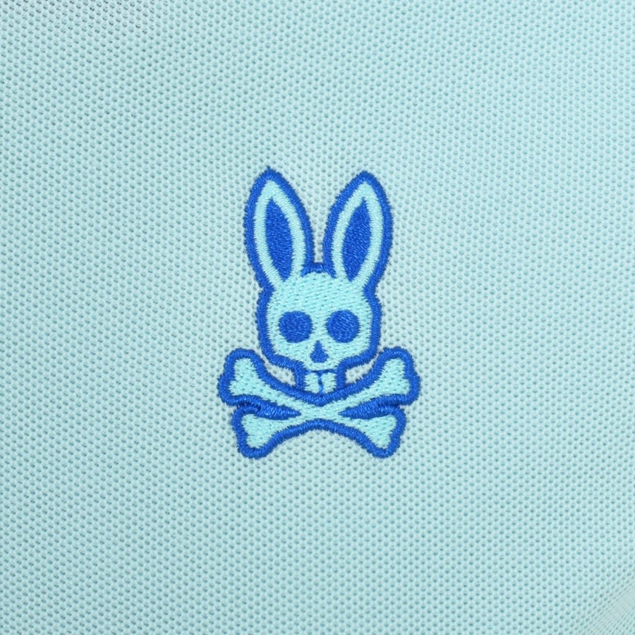 Image number 3 for Psycho Bunny Marshall Pique Polo T Shirt Blue