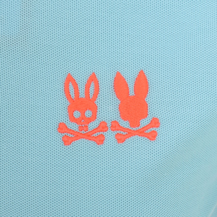 Image number 3 for Psycho Bunny Kingwood Pique Polo T Shirt Blue