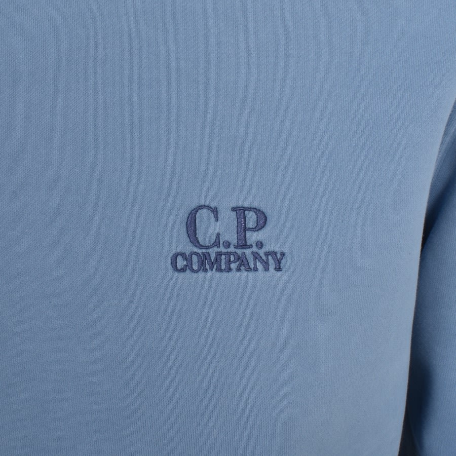 Image number 3 for CP Company Emerized Diagonal Sweatshirt Blue