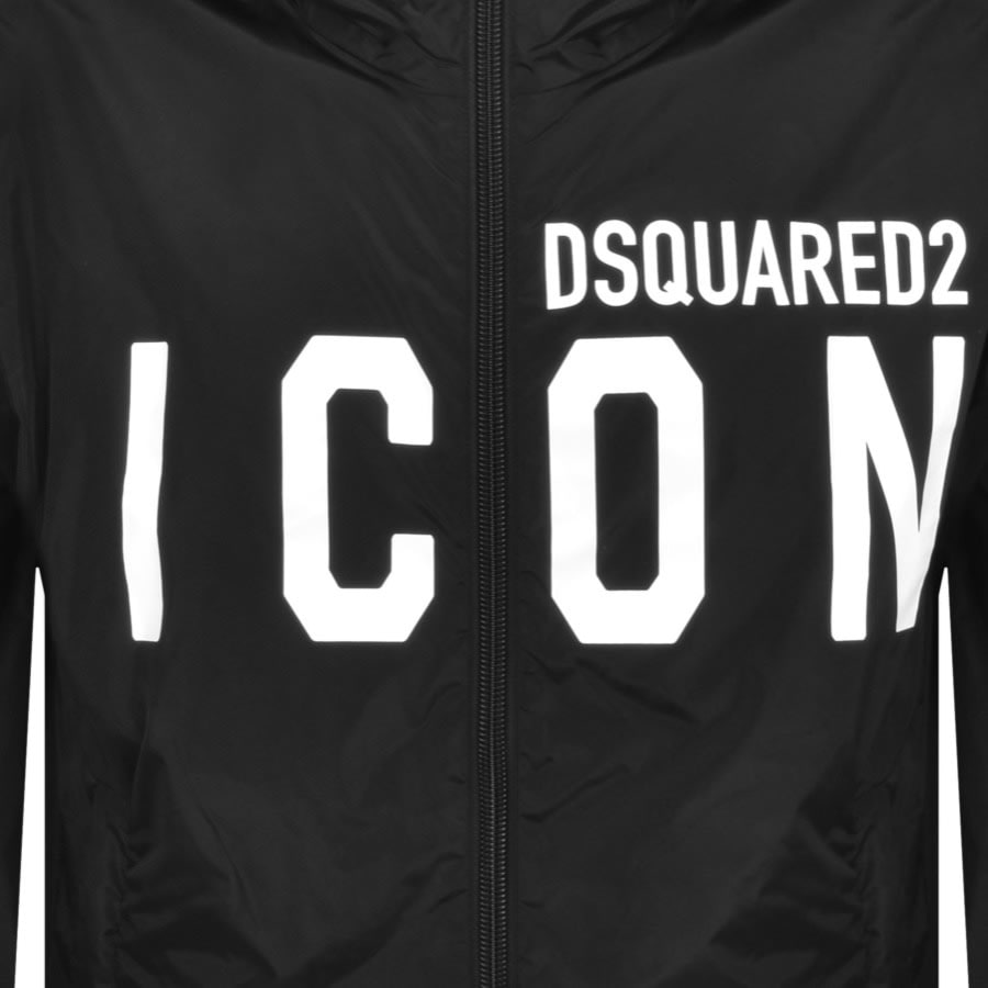 DSQUARED2 Sport Windbreaker Jacket Black