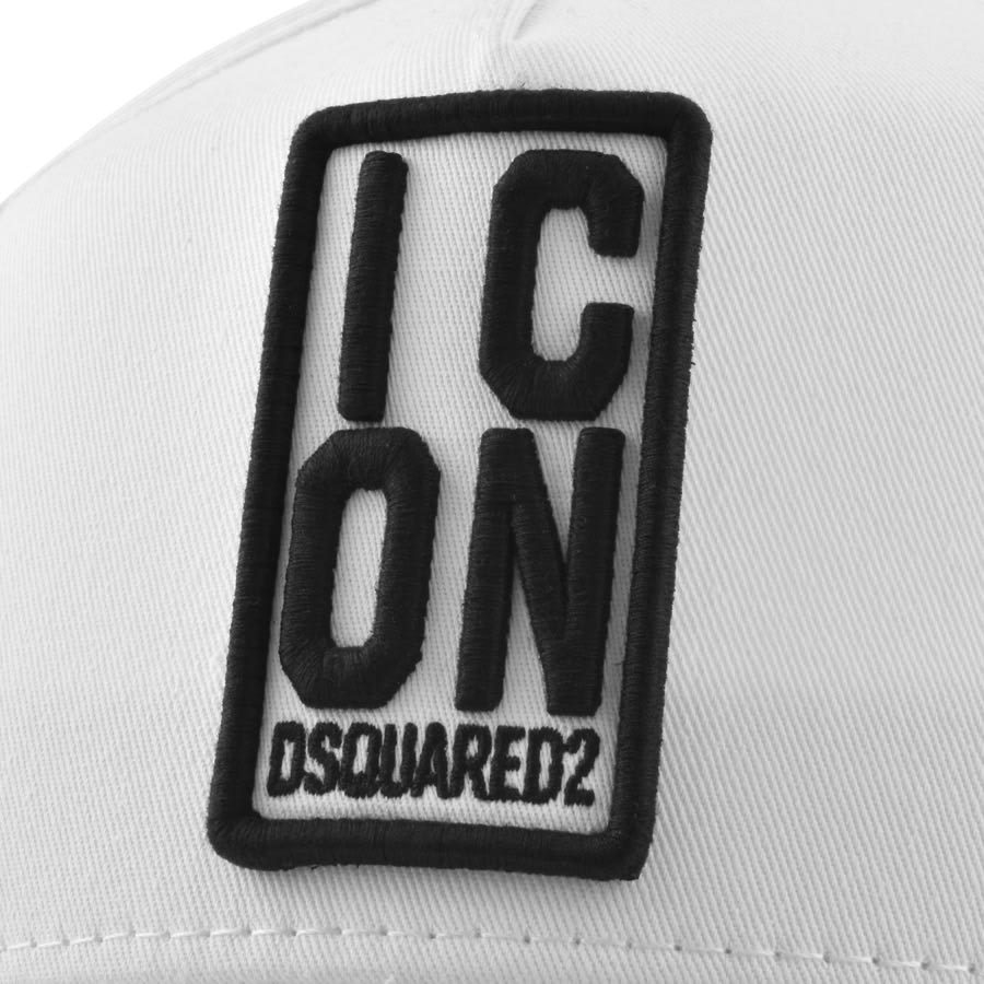 Image number 4 for DSQUARED2 Icon Logo Baseball Cap White