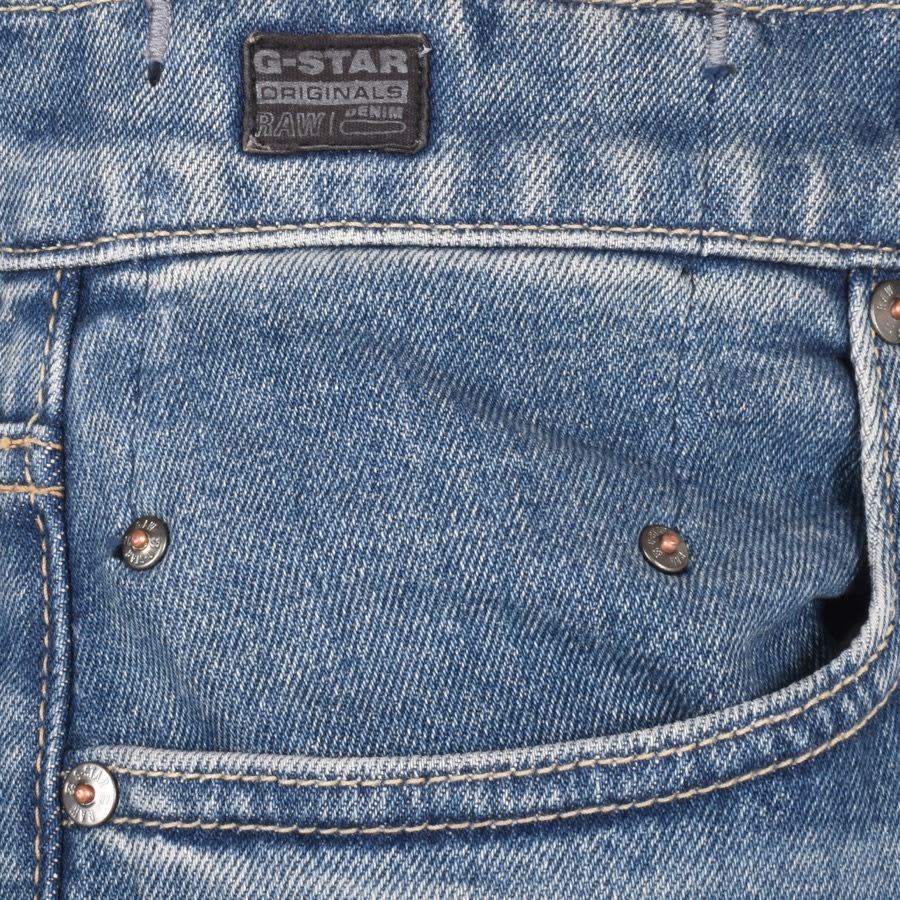 Image number 4 for G Star Raw Mosa Straight Fit Jeans Blue
