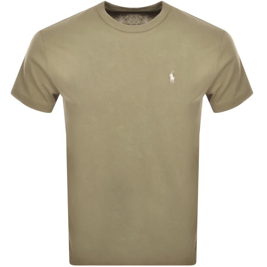 Image number 1 for Ralph Lauren Logo T Shirt Brown